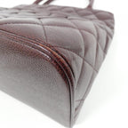 Chanel Vintage Bag Handbag Burgundy