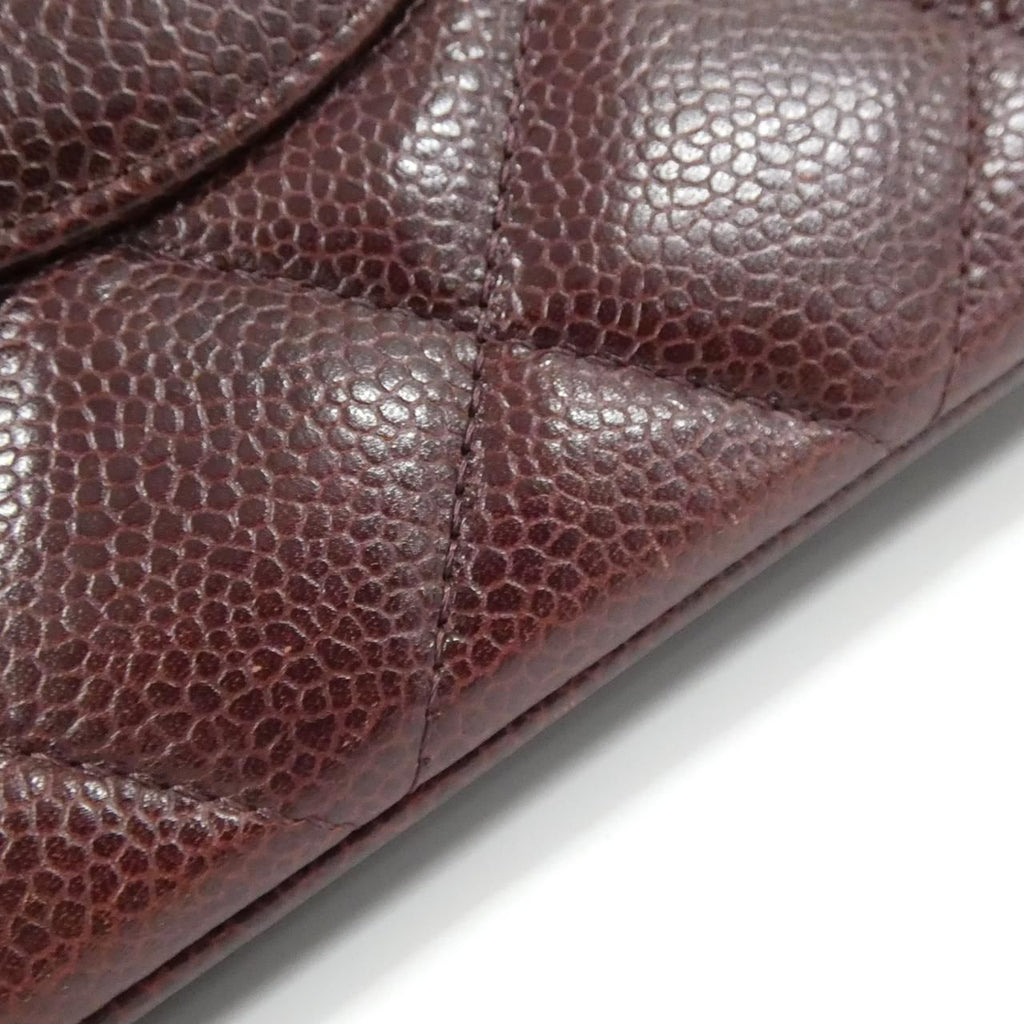Chanel Vintage Bag Handbag Burgundy