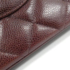 Chanel Vintage Bag Handbag Burgundy