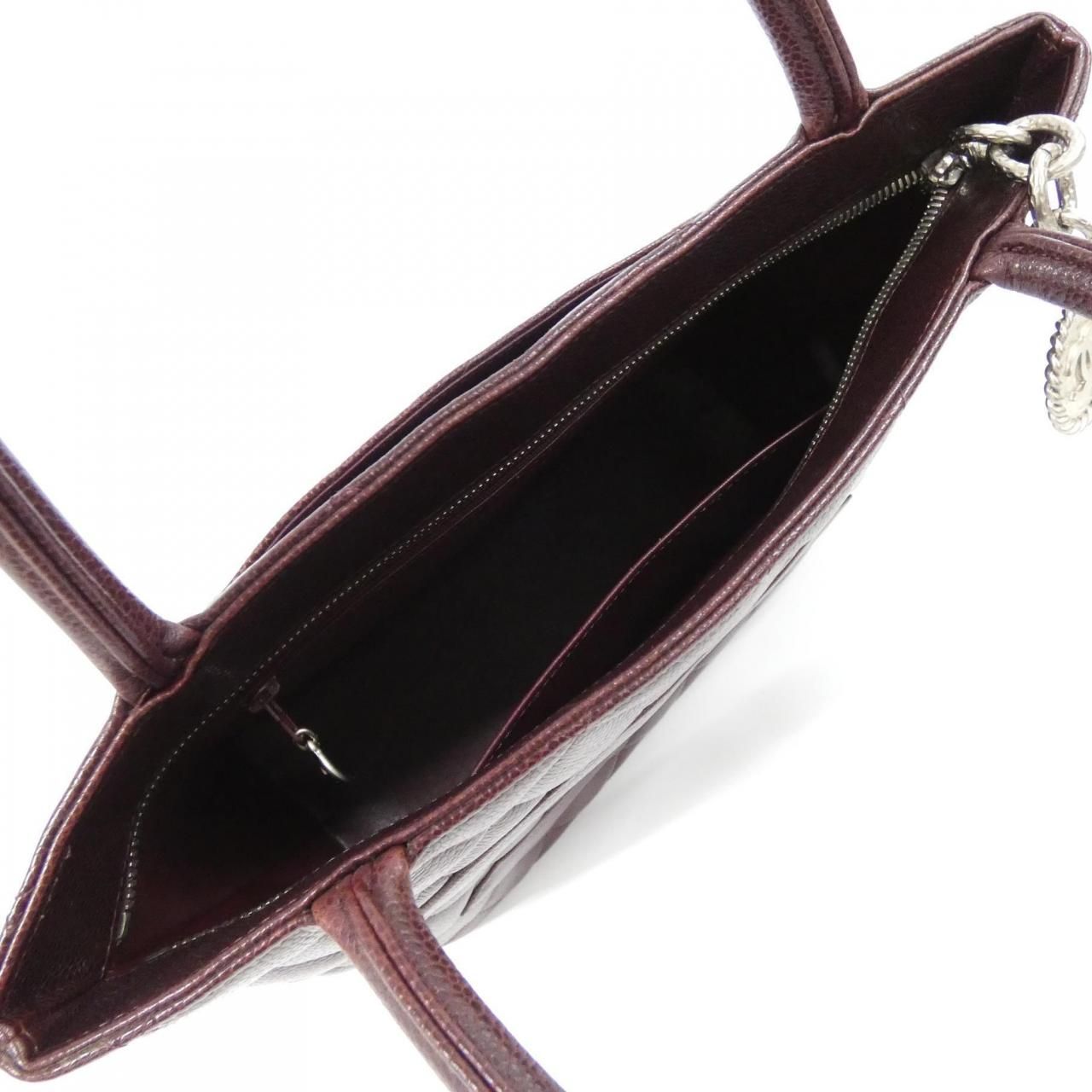 Chanel Vintage Bag Handbag Burgundy