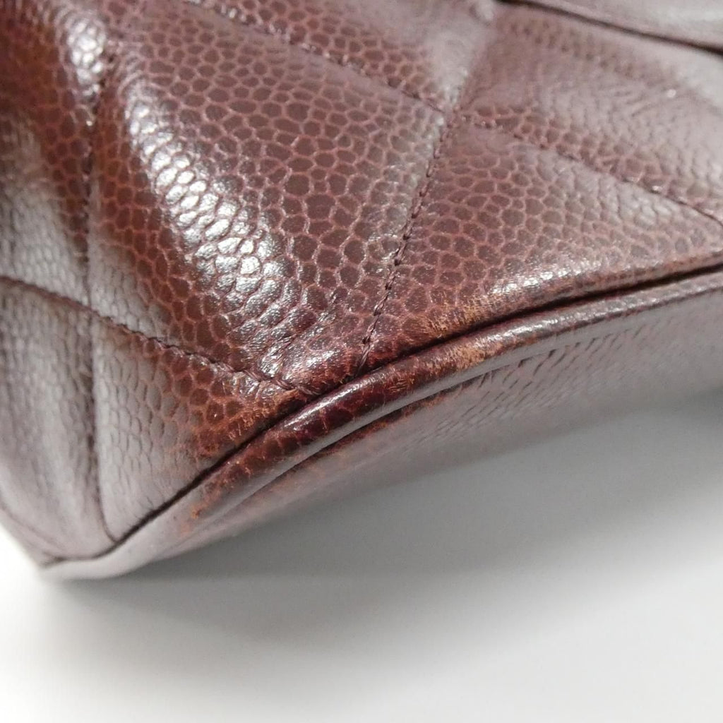 Chanel Vintage Bag Handbag Burgundy