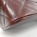 Chanel Vintage Bag Handbag Burgundy