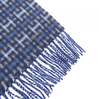 Hermes Ecossais Scarf Navy