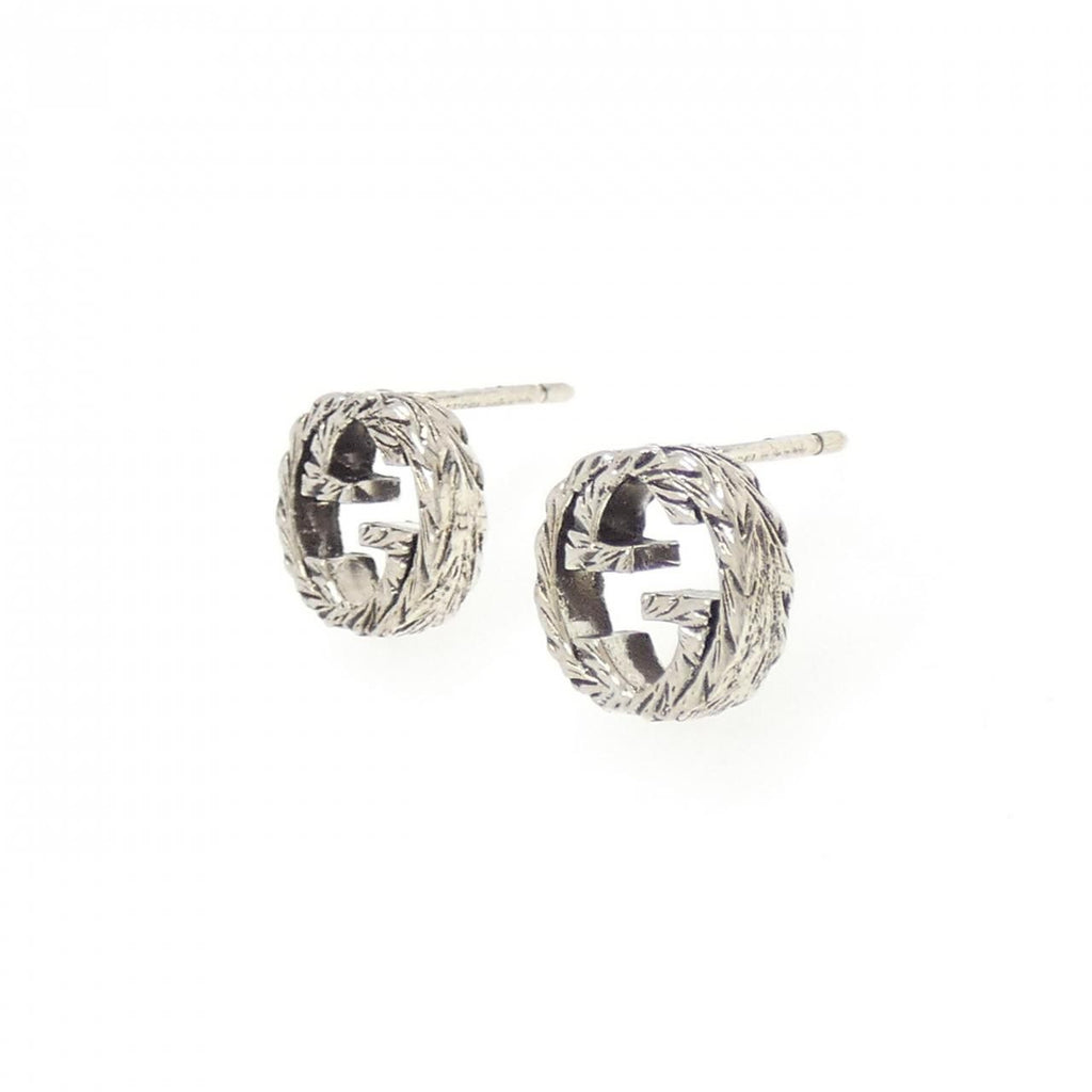 Gucci Interlocking Earrings Silver