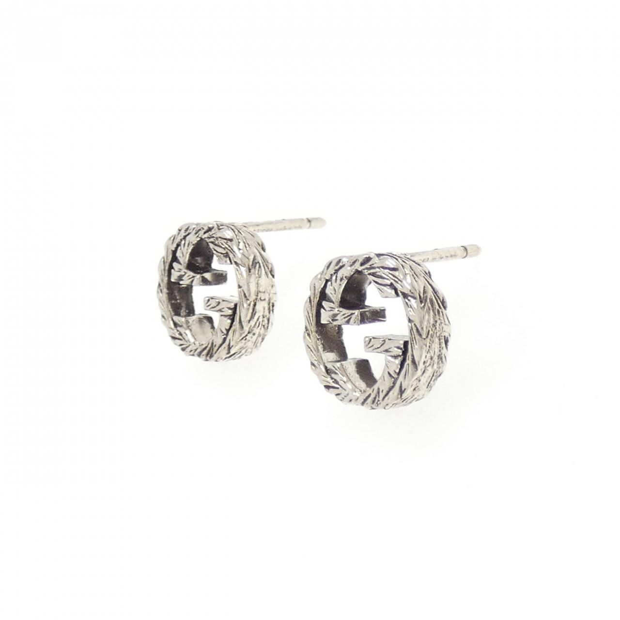 Gucci Interlocking Earrings Silver