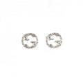 Gucci Interlocking Earrings Silver