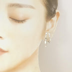 Hermes Clou de Ash Earrings