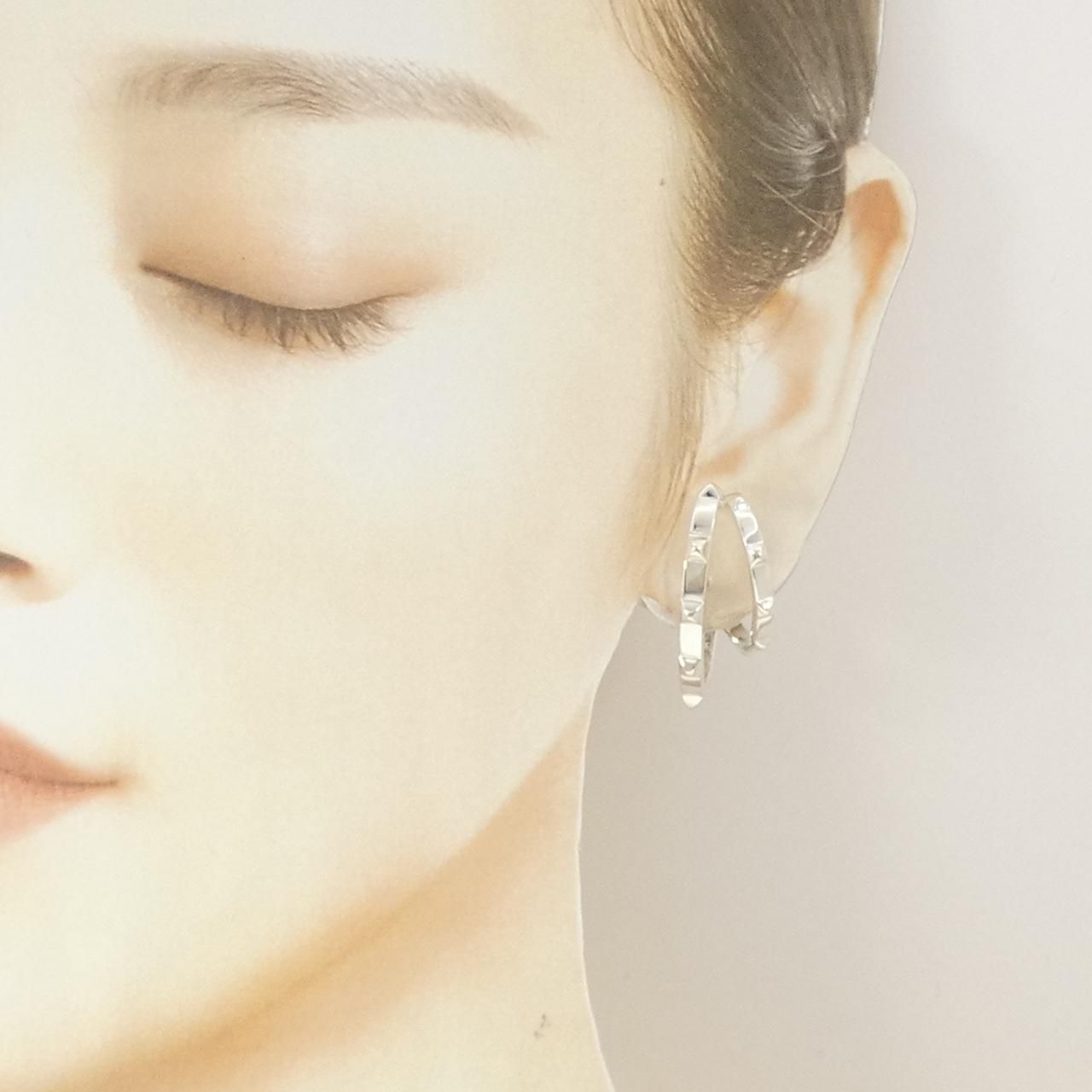 Hermes Clou de Ash Earrings