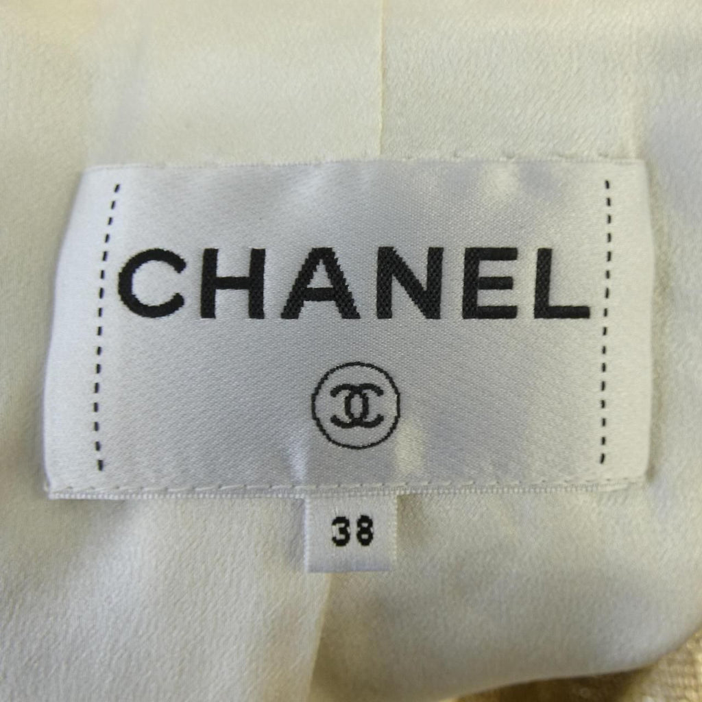 Chanel Collarless Jacket Gold — view 4