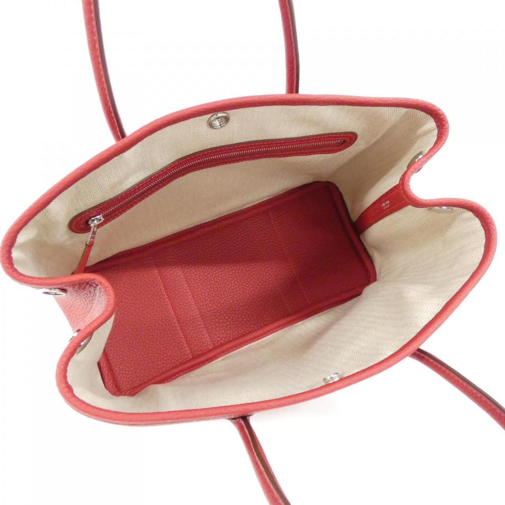 Hermes Garden Party 30 Tote Bag Rouge Negonda