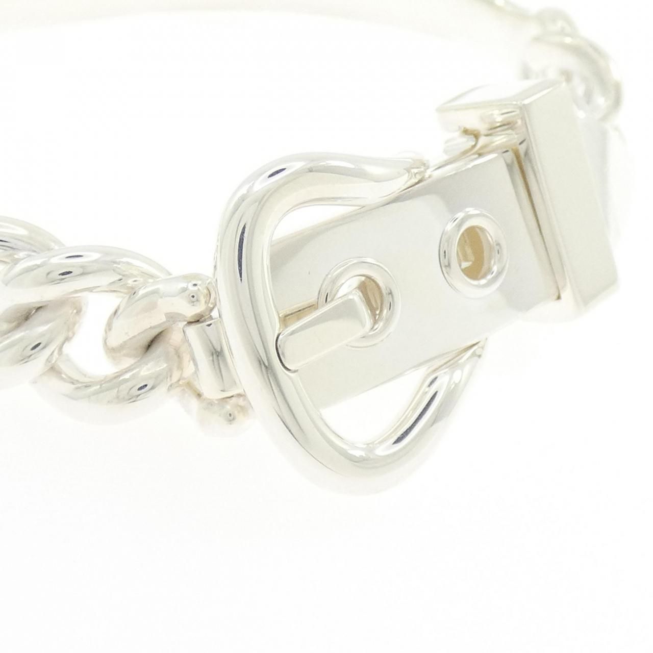 Hermes Boucle Sellier Inflexible GM Bangle Bracelet