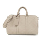 Louis Vuitton Taurillon Monogram Keepall Bandouliere 35 Boston Bag