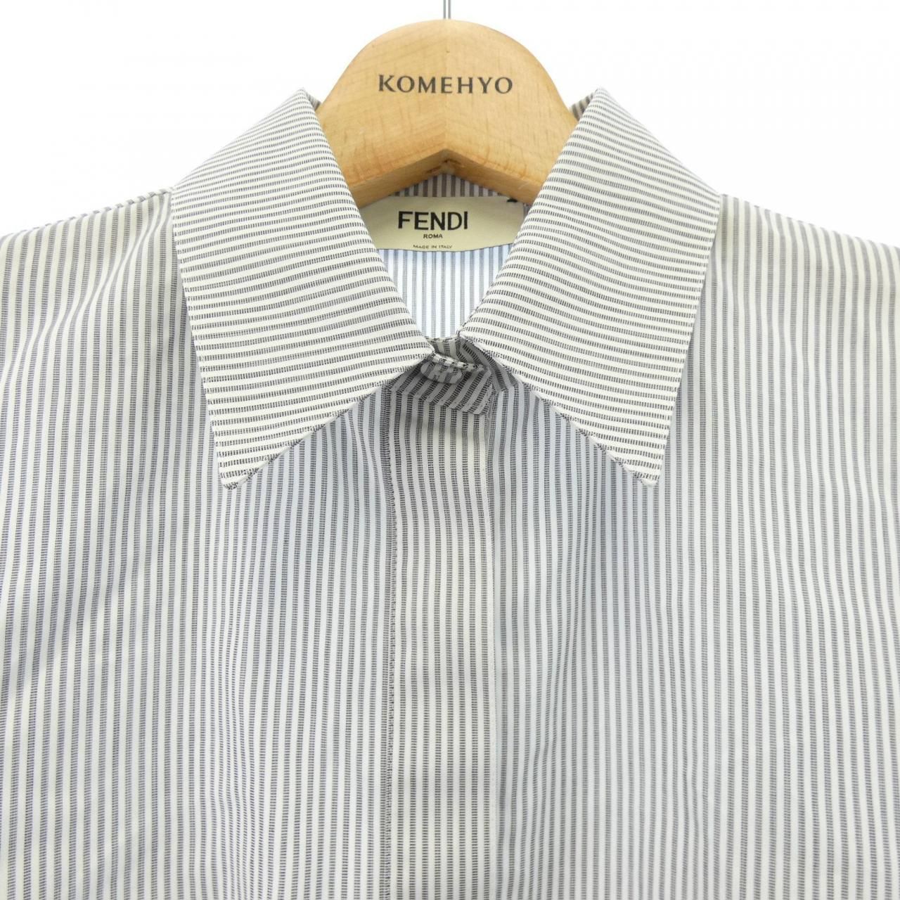 Fendi Aksw Shirt White — view 5
