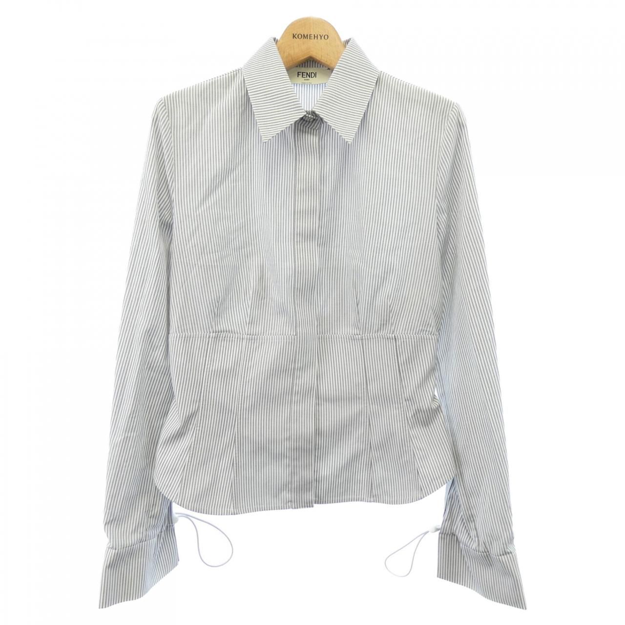 Fendi Aksw Shirt White