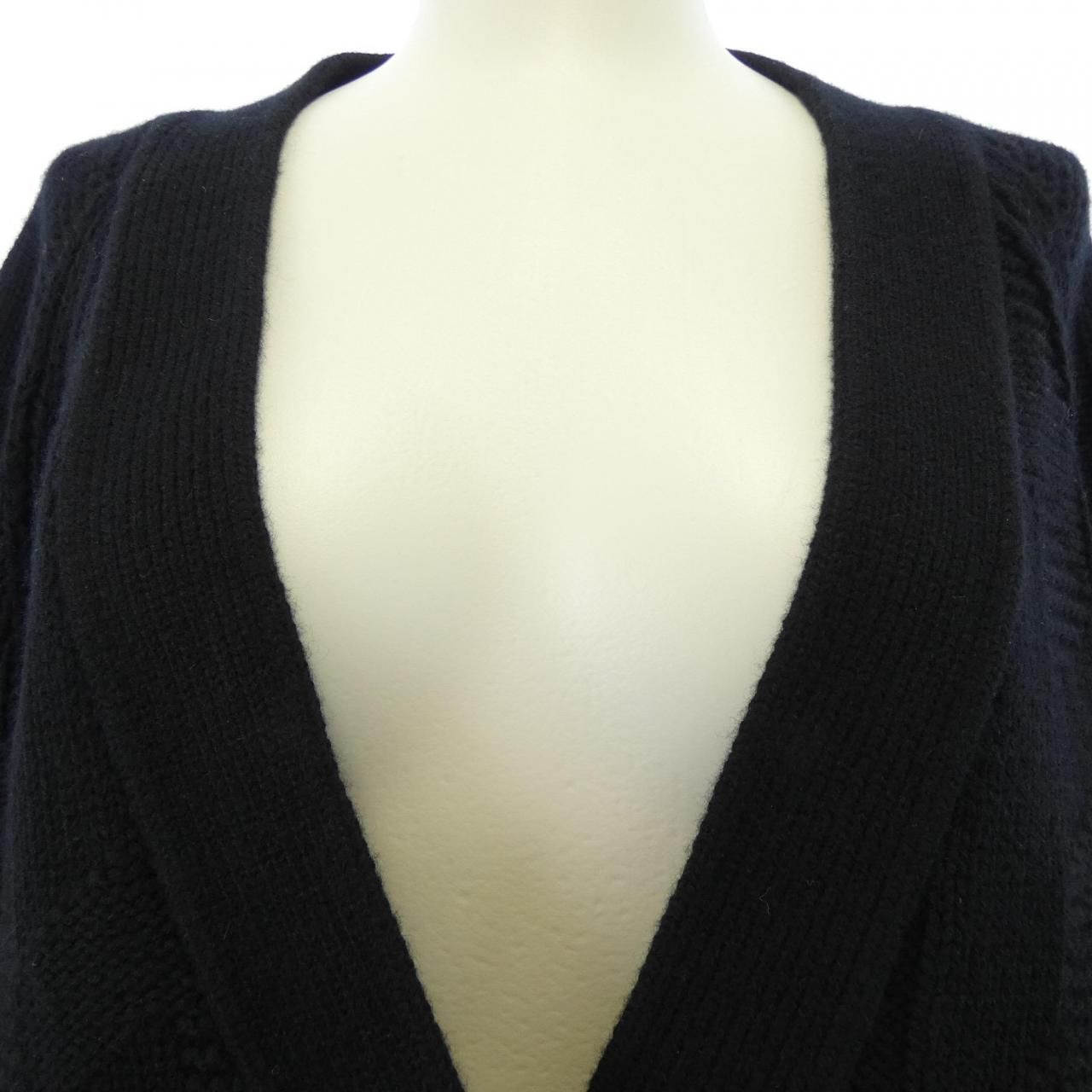 Hermes Motif Cardigan Black — view 5