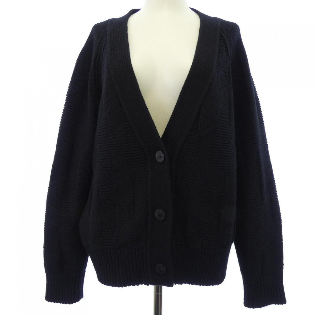 Hermes Motif Cardigan Black