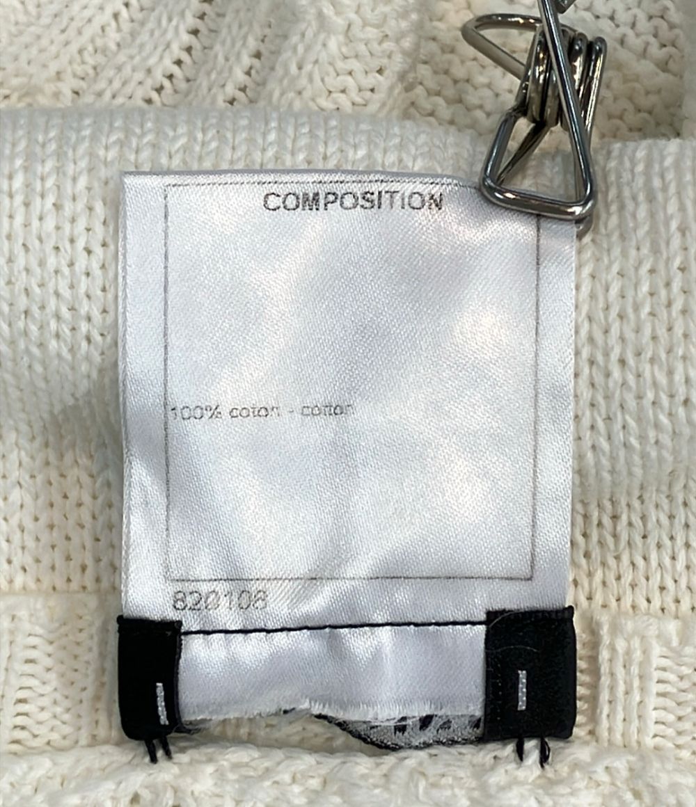 Chanel Long Sleeve CC Logo Button Cotton Knit 40 Sweater — view 4