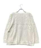 Chanel Long Sleeve CC Logo Button Cotton Knit 40 Sweater — view 2