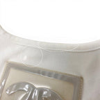 Chanel Sports Line Jumbo CC Logo Short Sleeve Top 38 Ivory Gray 100% Polyamide — view 8