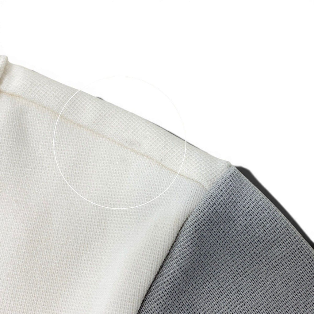 Chanel Sports Line Jumbo CC Logo Short Sleeve Top 38 Ivory Gray 100% Polyamide — view 6