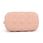Dior Handbag Cannage Vanity Bag Small Lambskin 2-Way