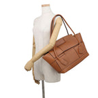Bottega Veneta Tote Bag Arco Calf Leather Brown