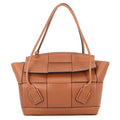 Bottega Veneta Tote Bag Arco Calf Leather Brown