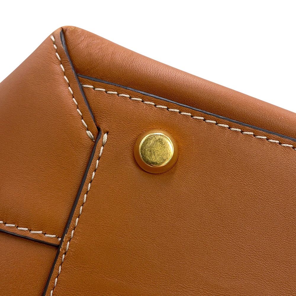 Bottega Veneta Tote Bag Arco Calf Leather Brown