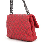 Bottega Veneta Chain Shoulder Bag Olympia Studs Leather