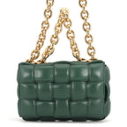 Bottega Veneta Chain Shoulder Bag Padded Maxi Intrecciato Cassette Leather 2-Way