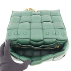 Bottega Veneta Chain Shoulder Bag Padded Maxi Intrecciato Cassette Leather 2-Way