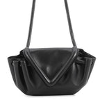 Bottega Veneta Shoulder Bag Beak Small Leather Black
