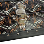 Goyard Handbag Saigon Mini Trunk Bag Wood Black 2-Way — view 8