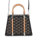 Goyard Handbag Saigon Mini Trunk Bag Wood Black 2-Way