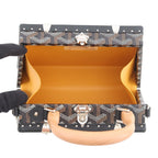 Goyard Handbag Saigon Mini Trunk Bag Wood Black 2-Way — view 6