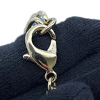 Chanel Necklace CC Logo Charm Denim B 25 P Choker