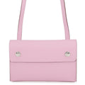 Hermes Wallet on Chain Nap To Go Mauve Sylvestre Silver Epsom