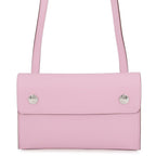Hermes Wallet on Chain Nap To Go Mauve Sylvestre Silver Epsom
