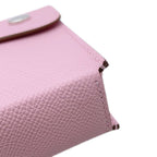 Hermes Wallet on Chain Nap To Go Mauve Sylvestre Silver Epsom