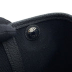 Hermes Tote Bag Garden Party TPM Black Silver Toilet Blanc Negonda
