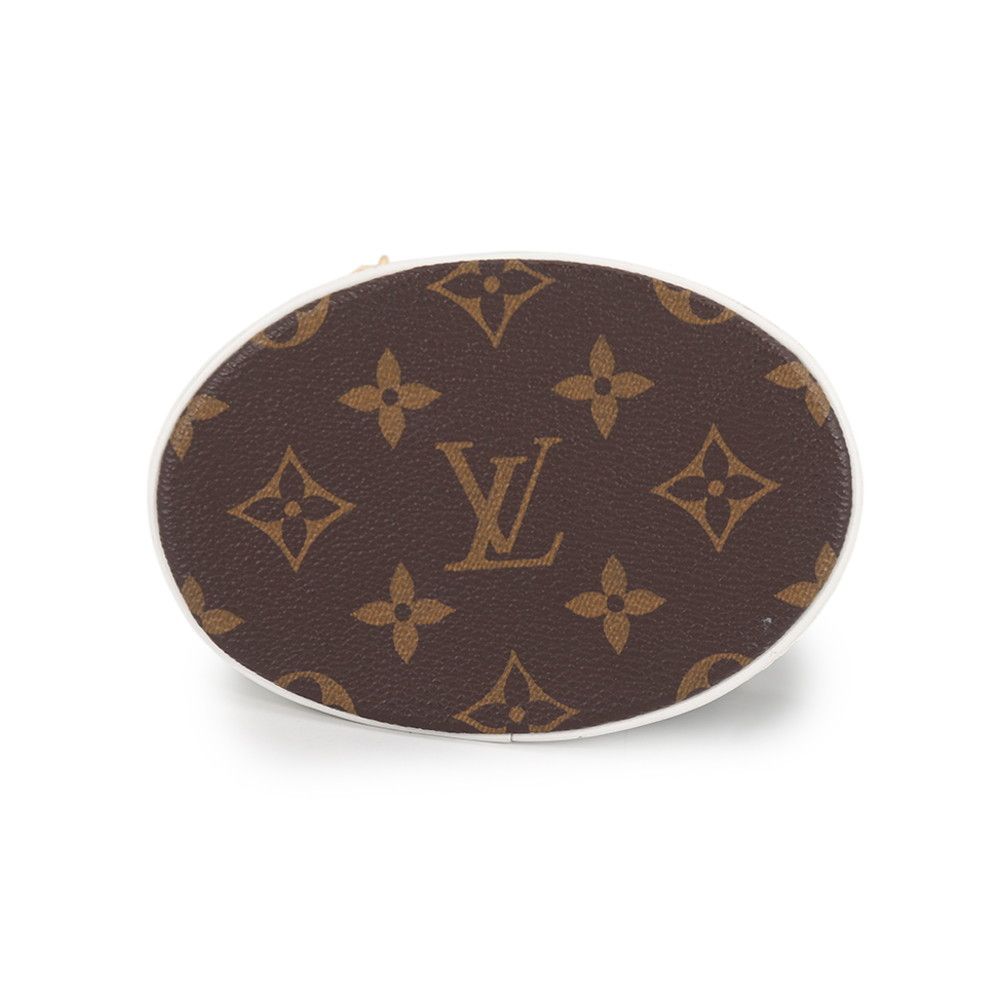 Louis Vuitton Monogram Nano Bucket White 2-Way Shoulder Bag