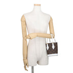 Louis Vuitton Monogram Nano Bucket White 2-Way Shoulder Bag