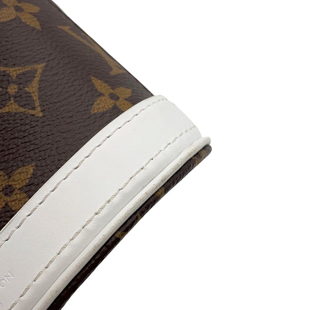 Louis Vuitton Monogram Nano Bucket White 2-Way Shoulder Bag