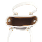 Louis Vuitton Monogram Nano Bucket White 2-Way Shoulder Bag