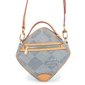 Louis Vuitton Shoulder Bag Damier Denim Cotton Chess