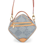 Louis Vuitton Shoulder Bag Damier Denim Cotton Chess