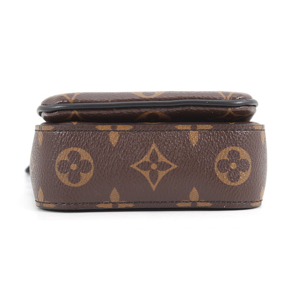 Louis Vuitton Shoulder Bag Monogram Macassar S Lock Vertical Wearable Wallet