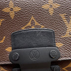 Louis Vuitton Shoulder Bag Monogram Macassar S Lock Vertical Wearable Wallet