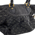Louis Vuitton Monogram Denim Neo Caby MM 2-Way Shoulder Bag Black