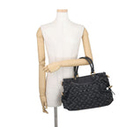 Louis Vuitton Monogram Denim Neo Caby MM 2-Way Shoulder Bag Black